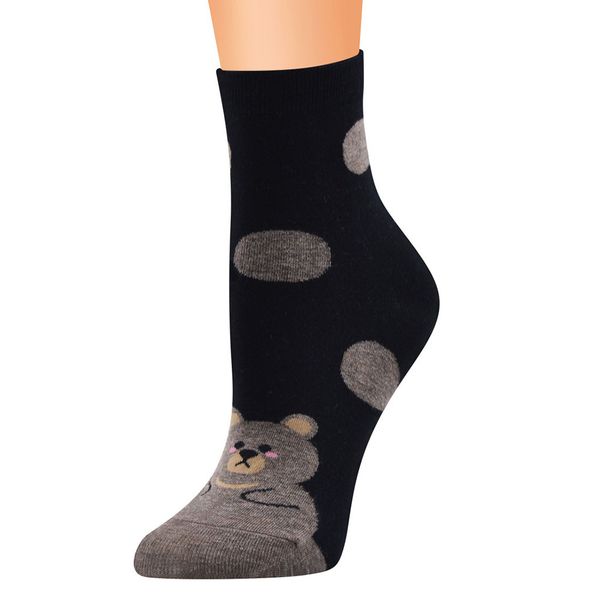calcetines gato 1pair women casual animal dot beige print cotton pattern lady socks tube comfortable socks 19july9 p30, Black;white
calcetines gato 1pair women casual animal dot beige print cotton pattern lady socks tube comfortable socks 19july9 p30, Black;white