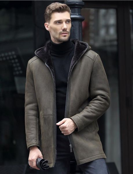 genuine leather coat men real leather jacket hooded winter coats man sheepskin jackets outerwear fashion business, Black
genuine leather coat men real leather jacket hooded winter coats man sheepskin jackets outerwear fashion business, Black