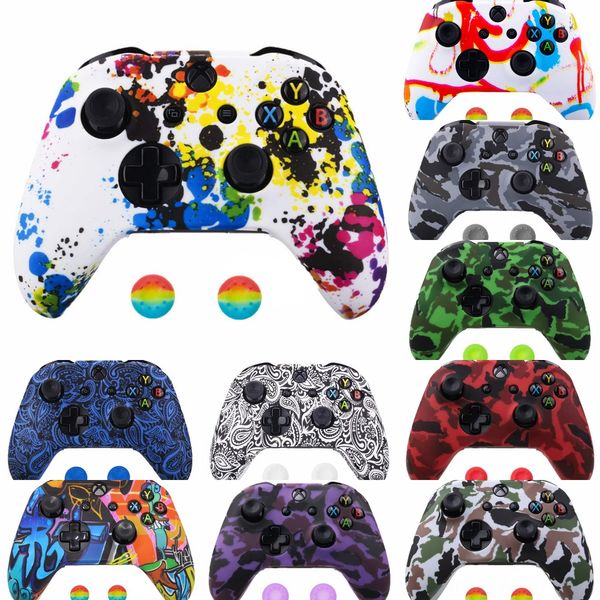 ddh5j 1set silicone protective case cover grips cap for s one x xbox gaming controller
ddh5j 1set silicone protective case cover grips cap for s one x xbox gaming controller