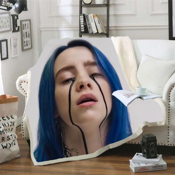 billie eilish 3d печатного флис одеяло для кровати туризма пикник толстых одеяло модного покрывала sherpa throw одеяло стиль
billie eilish 3d печатного флис одеяло для кровати туризма пикник толстых одеяло модного покрывала sherpa throw одеяло стиль