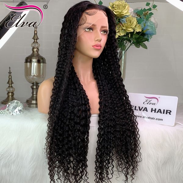 32'' lace front human hair wigs for black women curly pre plucked with baby hair elva long lace front wigs bleached knots, Black;brown
32'' lace front human hair wigs for black women curly pre plucked with baby hair elva long lace front wigs bleached knots, Black;brown