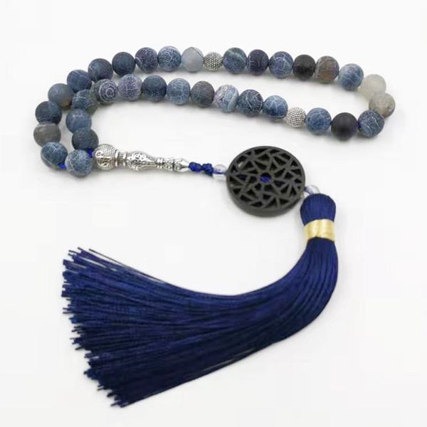 природные закаленная агата камень тасбих четок субх 33beads новых стилей четок хлопок кисточка профессиональный муслим человек, Black
природные закаленная агата камень тасбих четок субх 33beads новых стилей четок хлопок кисточка профессиональный муслим человек, Black
