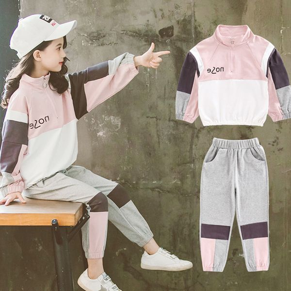 3-12years kids sports sets spring autumn casual cotton hoodies + loose pants 2pcs girls clothes suits hip-hop outfits tracksuits, White
3-12years kids sports sets spring autumn casual cotton hoodies + loose pants 2pcs girls clothes suits hip-hop outfits tracksuits, White