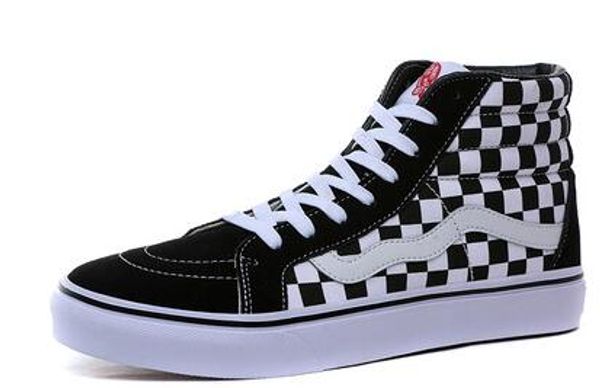2019 горячая классика черный белый высокий топ скейтборд обувь sk8-hi холст мужчины женщины повседневная обувь на плоской подошве кроссовки, Black
2019 горячая классика черный белый высокий топ скейтборд обувь sk8-hi холст мужчины женщины повседневная обувь на плоской подошве кроссовки, Black