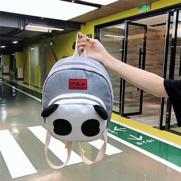 new children schoolbag backpack backpack creative tourism fashion cartoon panda children kindergarten kids baby girls