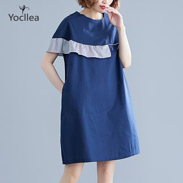 casual dresses loose asymmetric ruffle panel women dress summer short sleeve large size vestidos yz2905, Black;gray
casual dresses loose asymmetric ruffle panel women dress summer short sleeve large size vestidos yz2905, Black;gray
