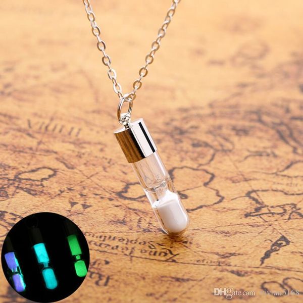 мода дрейфующих бутылки luminous sand timer стекла подвеска hourglass bottle ожерелья lover подарков ожерелье ювелирных изделий 3 цвета бесп, Silver
мода дрейфующих бутылки luminous sand timer стекла подвеска hourglass bottle ожерелья lover подарков ожерелье ювелирных изделий 3 цвета бесп, Silver