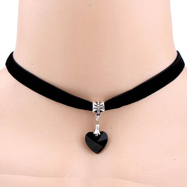 женщины новая мода короткое ожерелье любовь в форме сердца choker подвеска кристалл vintage lace velvet decor ожерелье подарок для женщин, Silver
женщины новая мода короткое ожерелье любовь в форме сердца choker подвеска кристалл vintage lace velvet decor ожерелье подарок для женщин, Silver