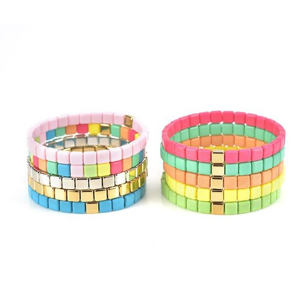 rainbery acrylic bead bracelet women bohemian mulitcolor kids bracelet vintage jewelry boho tila beads jb0631, Golden;silver
rainbery acrylic bead bracelet women bohemian mulitcolor kids bracelet vintage jewelry boho tila beads jb0631, Golden;silver