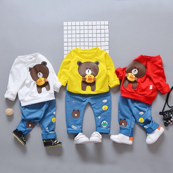 2019 spring baby girls dress for boys infant sets baby clothes cartoon t-shirt kids trousers kids costume y200323, White
2019 spring baby girls dress for boys infant sets baby clothes cartoon t-shirt kids trousers kids costume y200323, White