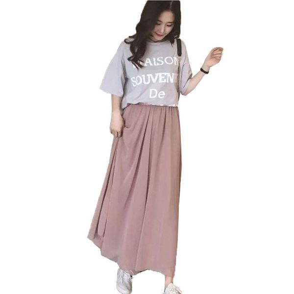 women's skirt 2020 spring summer new elastic high waist mid-length skirts lady girl casual pink black skirt big swing a220
women's skirt 2020 spring summer new elastic high waist mid-length skirts lady girl casual pink black skirt big swing a220