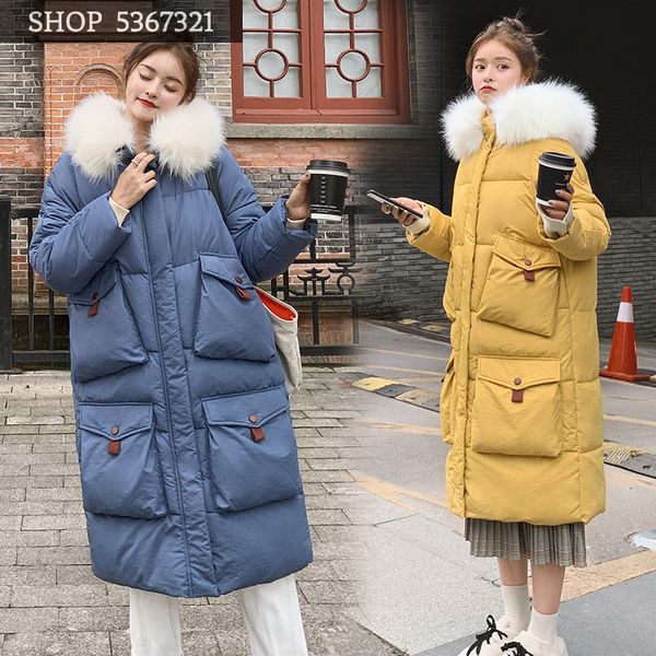 cotton-padded clothes woman 2019 winter long fund overknee down cotton woman cotton-padded jacket loose coat, Black
cotton-padded clothes woman 2019 winter long fund overknee down cotton woman cotton-padded jacket loose coat, Black