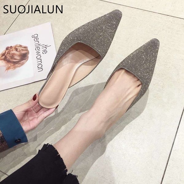 suojialun 2020 spring brand women slip on mules shoes ladies fashion bling fabric outdoor slippers thin high heel shoes for part t200411, Black
suojialun 2020 spring brand women slip on mules shoes ladies fashion bling fabric outdoor slippers thin high heel shoes for part t200411, Black