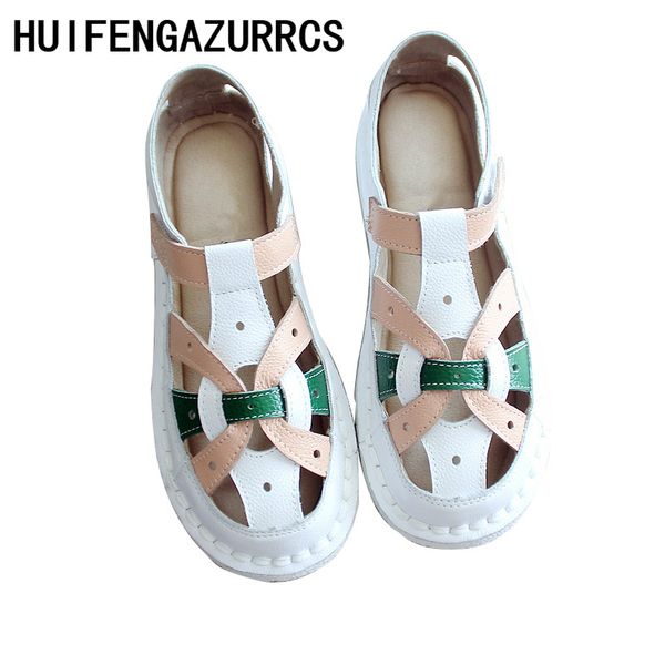 huifengazurrcs-summer new style literature and art retro women's shoes,original hand-made breathable genuine leather sandals, Black
huifengazurrcs-summer new style literature and art retro women's shoes,original hand-made breathable genuine leather sandals, Black