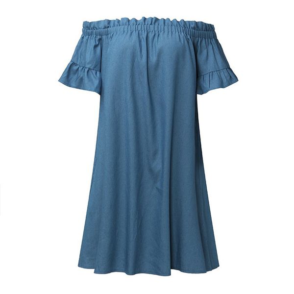 woman dresses woman clothing dress casual plus size womens a line the shoulder denim dress slash neck dresses 2019 d0435, Black;gray
woman dresses woman clothing dress casual plus size womens a line the shoulder denim dress slash neck dresses 2019 d0435, Black;gray