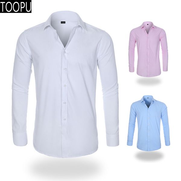 men's solid color casual business shirt men designer shirts white long sleeve slim fit mens dress shirts, White;black
men's solid color casual business shirt men designer shirts white long sleeve slim fit mens dress shirts, White;black