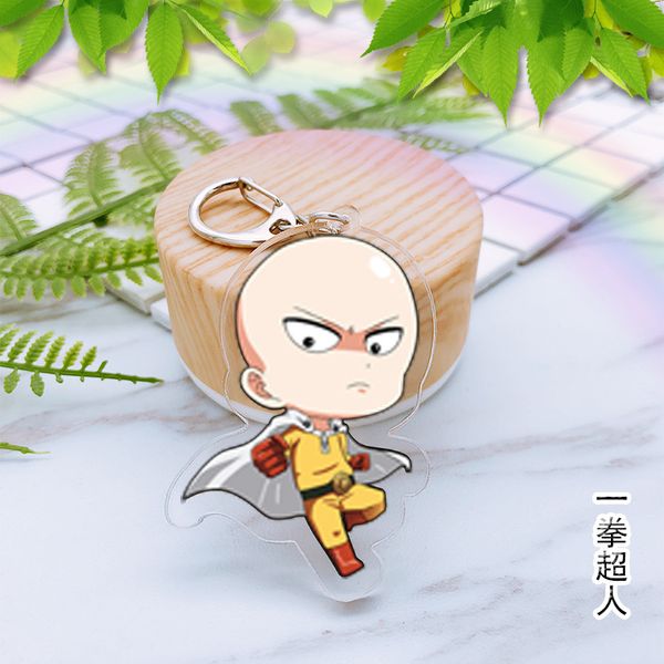 one punch-man cat acrylic key chains cartoon keyring keychain pendant keyholder gift, Silver
one punch-man cat acrylic key chains cartoon keyring keychain pendant keyholder gift, Silver