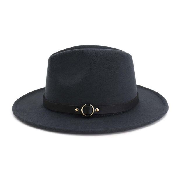 men women fedora hat with leather belt panama hat wide brim jazz size 56-58cm, Blue;gray
men women fedora hat with leather belt panama hat wide brim jazz size 56-58cm, Blue;gray