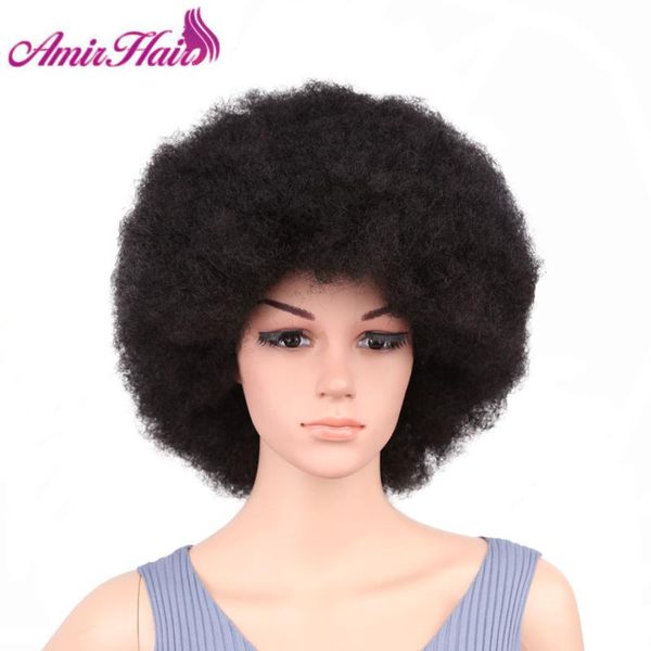 amir synthetic wig afro women short fluffy hair wigs for black women kinky length 4 inch about 140g party cosplay dance
amir synthetic wig afro women short fluffy hair wigs for black women kinky length 4 inch about 140g party cosplay dance