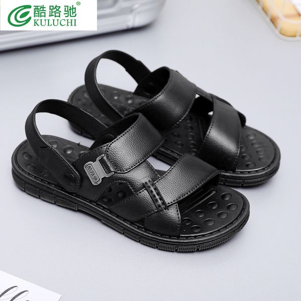 fashion leisure men's sandals basic front rear strap low summer shoes pu sewing solid casual men beach shoes, Black
fashion leisure men's sandals basic front rear strap low summer shoes pu sewing solid casual men beach shoes, Black