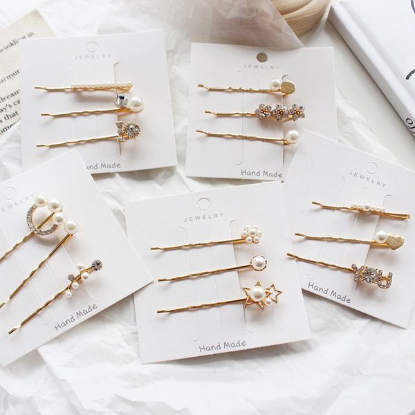 3pcs korea imitiation pearl hair clips bobby pin crystal rhinestones hairpins barrette flower metal hairgrip hair accessories
3pcs korea imitiation pearl hair clips bobby pin crystal rhinestones hairpins barrette flower metal hairgrip hair accessories