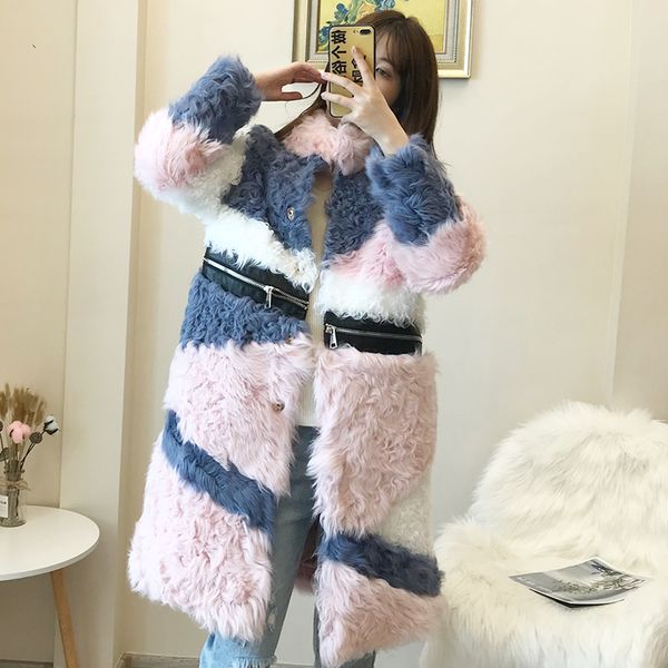 natural fur coat female winter wool sheep shearling coat women clothes 2019 korean double faced fur 100% wool jackets 2728, Black
natural fur coat female winter wool sheep shearling coat women clothes 2019 korean double faced fur 100% wool jackets 2728, Black