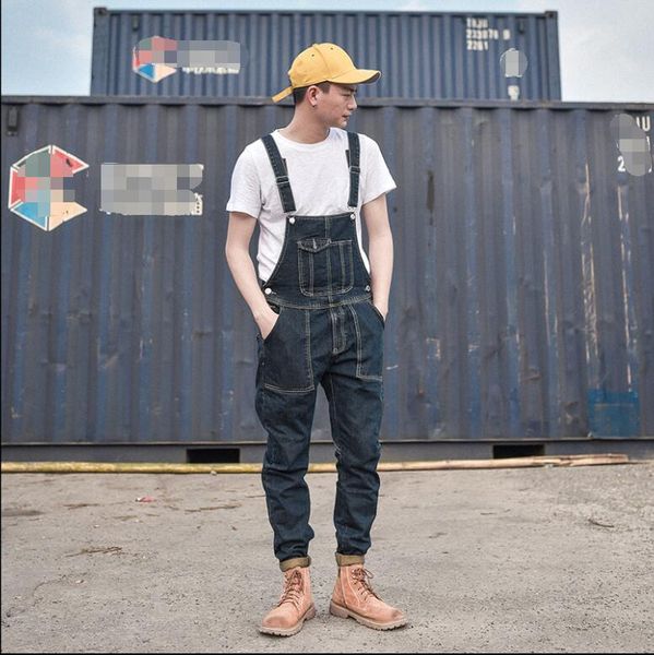m-2xldesigner heavy suspender pants original street trend slacks slim jeans men's japanese overalls pants, Black
m-2xldesigner heavy suspender pants original street trend slacks slim jeans men's japanese overalls pants, Black