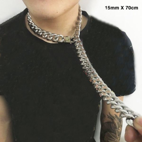 t-show miami cuban chains hip hop jewelry silver thick stainless steel chunky necklace hiphop rapper men collar necklaces
t-show miami cuban chains hip hop jewelry silver thick stainless steel chunky necklace hiphop rapper men collar necklaces