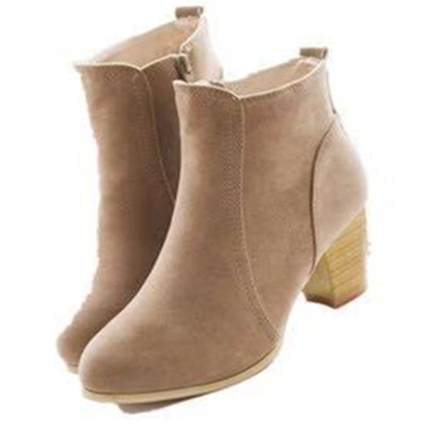 size 35-41 2019 new autumn and winter women's high-heeled shoes high-heeled solid color fashion side zipper scrub leather boots, Black
size 35-41 2019 new autumn and winter women's high-heeled shoes high-heeled solid color fashion side zipper scrub leather boots, Black