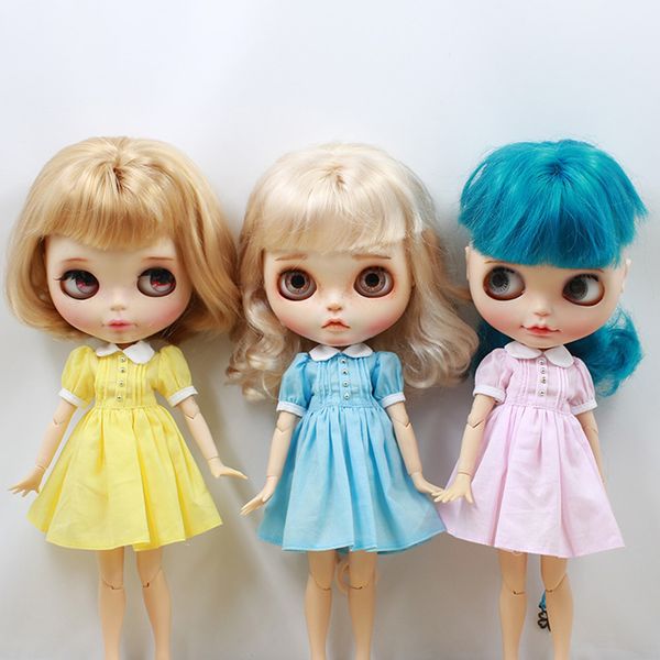1/6 12 doll lovely fashion costume dress skirt for blythe dolls outfits clothes accessories for kids dressing the dolls t200209 
1/6 12 doll lovely fashion costume dress skirt for blythe dolls outfits clothes accessories for kids dressing the dolls t200209