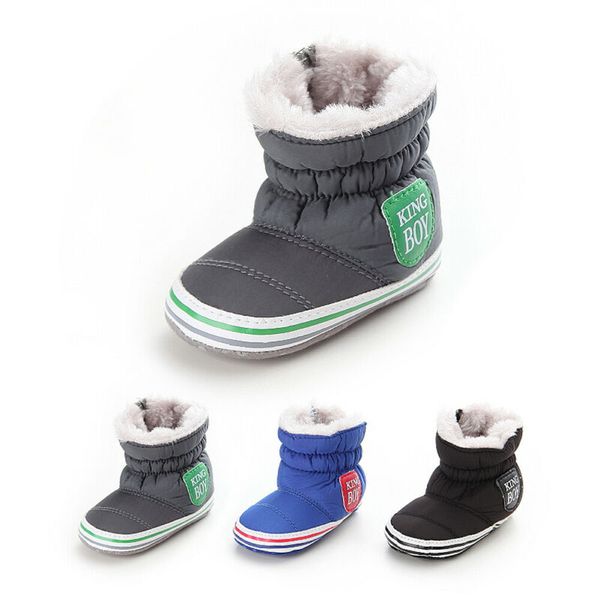 pudcoco 2019 winter warm children kids canvas boots fleece snow baby crib pram shoes toddler boys boots prewalker 0-18m, Black;grey
pudcoco 2019 winter warm children kids canvas boots fleece snow baby crib pram shoes toddler boys boots prewalker 0-18m, Black;grey