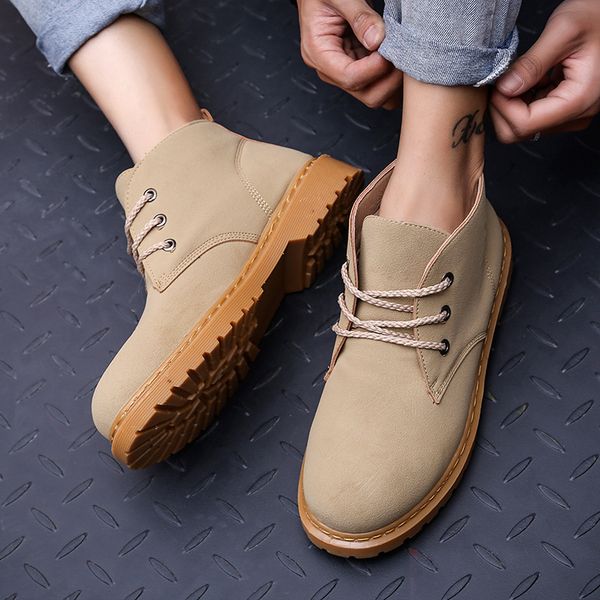 new fashion men's shoes tide wild boots men's boots high-lace shoes autumn and winter shoes men, Black
new fashion men's shoes tide wild boots men's boots high-lace shoes autumn and winter shoes men, Black