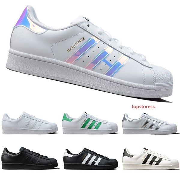 wholesale designer originals superstar white hologram iridescent junior superstars leather sneakers super star women men casual shoes 36-44
wholesale designer originals superstar white hologram iridescent junior superstars leather sneakers super star women men casual shoes 36-44