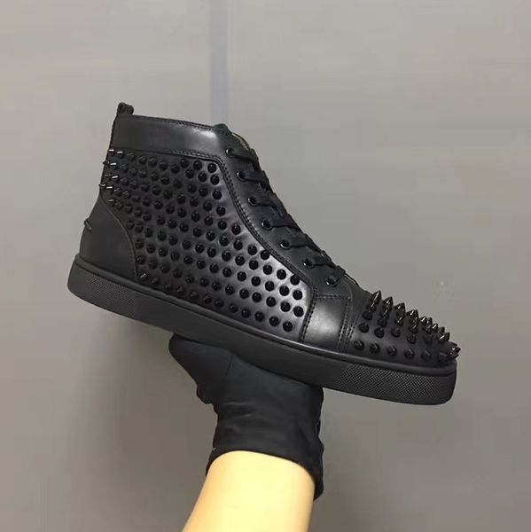 2020 designer luxury mens red bottoms shoes studded spikes low flats casual sneakers for men wedding party dress leather, Black
2020 designer luxury mens red bottoms shoes studded spikes low flats casual sneakers for men wedding party dress leather, Black