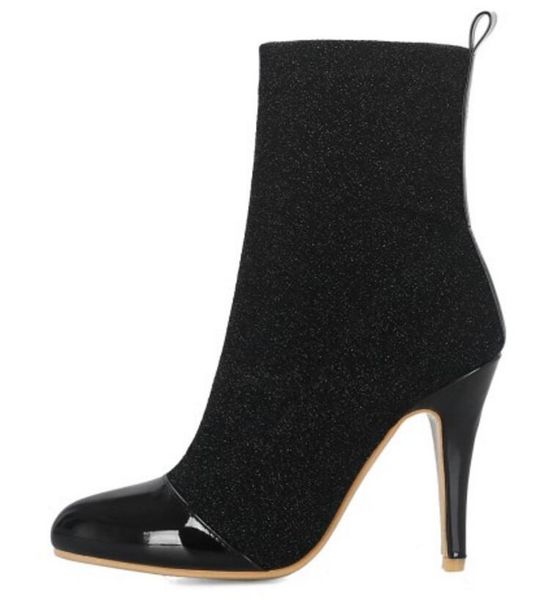 sapato feminino women ankle boots shoes woman thin high heels pumps pointed toe patchwork wedding gladiator chaussure xz181661, Black
sapato feminino women ankle boots shoes woman thin high heels pumps pointed toe patchwork wedding gladiator chaussure xz181661, Black