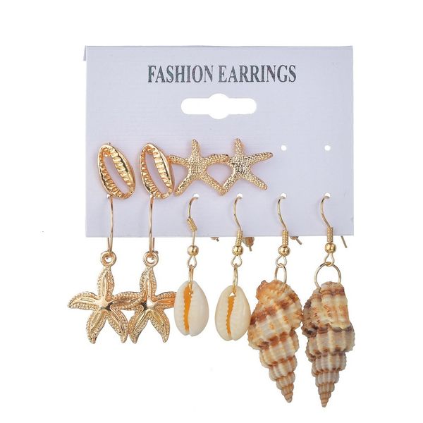 conch shell ear nail posimi second starfish earrings woman more paper set group combine earrings suit, Golden
conch shell ear nail posimi second starfish earrings woman more paper set group combine earrings suit, Golden
