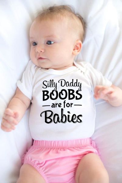 silly daddy boobs are for babies funny newborn romper clothes infant fashion jumpsuit toddler short sleeve outfit, Blue
silly daddy boobs are for babies funny newborn romper clothes infant fashion jumpsuit toddler short sleeve outfit, Blue