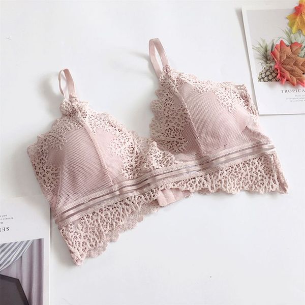 women bras solid color lace comfortable v-neck underwear female slim fashion bras, Red;black
women bras solid color lace comfortable v-neck underwear female slim fashion bras, Red;black