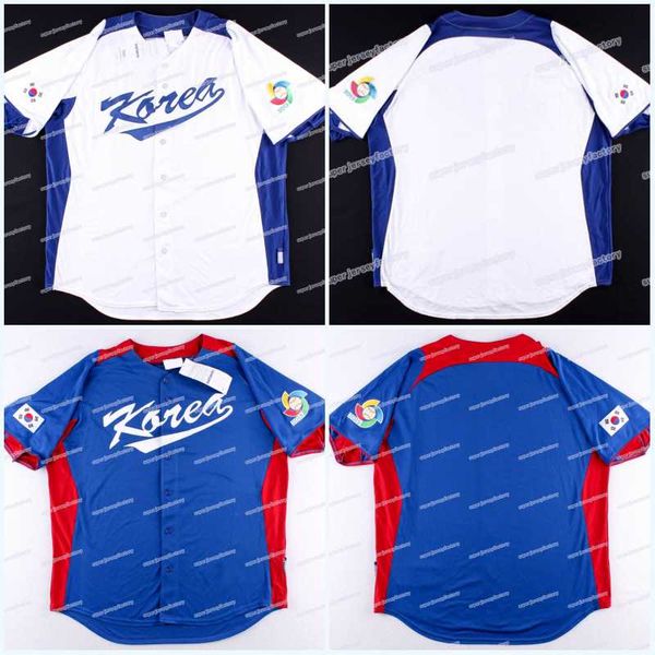Men Team South Korea 2013 World Baseball Classic Away On Field Jersey Custom High Quality White Navy Baseball Jerseys
Men Team South Korea 2013 World Baseball Classic Away On Field Jersey Custom High Quality White Navy Baseball Jerseys