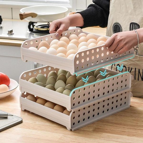 1/2 layer large accommodation kitchen drawer egg storage box refrigerator double-layered 30 egg storage case for
1/2 layer large accommodation kitchen drawer egg storage box refrigerator double-layered 30 egg storage case for