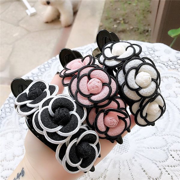 2020 new korea simple large classic cloth camellia hairpin flower barrettes for women girl fashion jewelry hair accessories, Slivery;white
2020 new korea simple large classic cloth camellia hairpin flower barrettes for women girl fashion jewelry hair accessories, Slivery;white