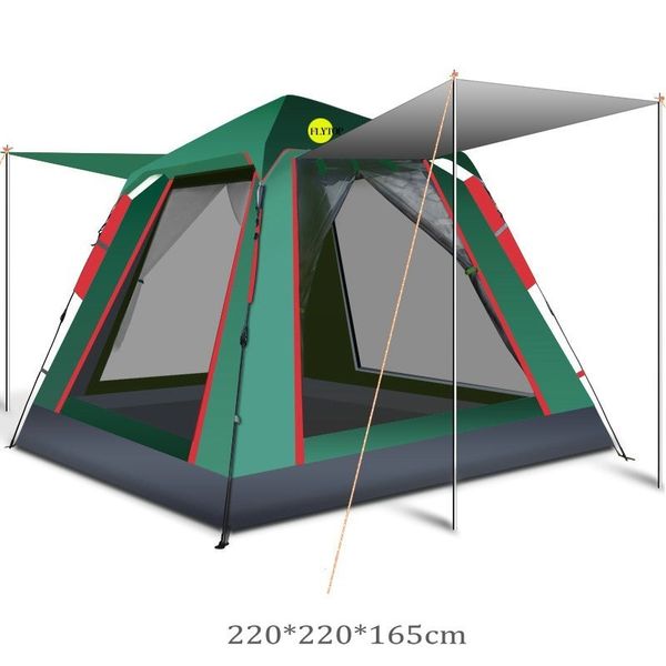 fly3-4 person quick automatic opening camping tent easy setup pop up big family tent awnings garden pergola 210x210x135cm
fly3-4 person quick automatic opening camping tent easy setup pop up big family tent awnings garden pergola 210x210x135cm