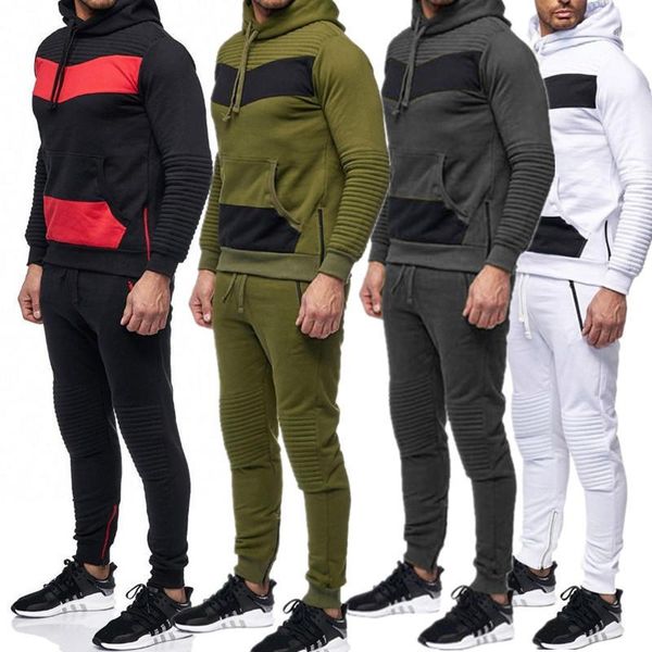 long sleeve long pants mens 2pcs sets casual males clothing two colors panelled mens designer tracksuits fashion stripe hooded, Gray
long sleeve long pants mens 2pcs sets casual males clothing two colors panelled mens designer tracksuits fashion stripe hooded, Gray