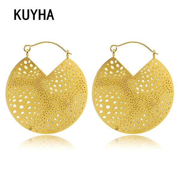 round earring chain hoop earrings for women men 2 colors delicate big geometric ethnic statement wedding party jewelry, Golden;silver
round earring chain hoop earrings for women men 2 colors delicate big geometric ethnic statement wedding party jewelry, Golden;silver