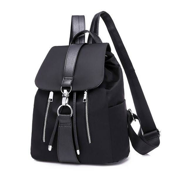women backpack school bags for teenager girls nylon zipper lock design black femme mochila female backpack fashion sac a dos
women backpack school bags for teenager girls nylon zipper lock design black femme mochila female backpack fashion sac a dos