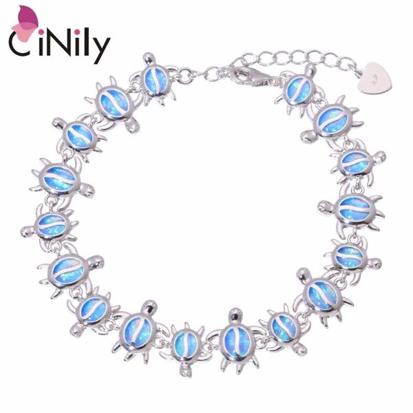 cinily created blue fire opal silver plated wholesale lovely cute tortoise for women jewelry new year gift bracelet 8 7/8" os656, Black
cinily created blue fire opal silver plated wholesale lovely cute tortoise for women jewelry new year gift bracelet 8 7/8" os656, Black