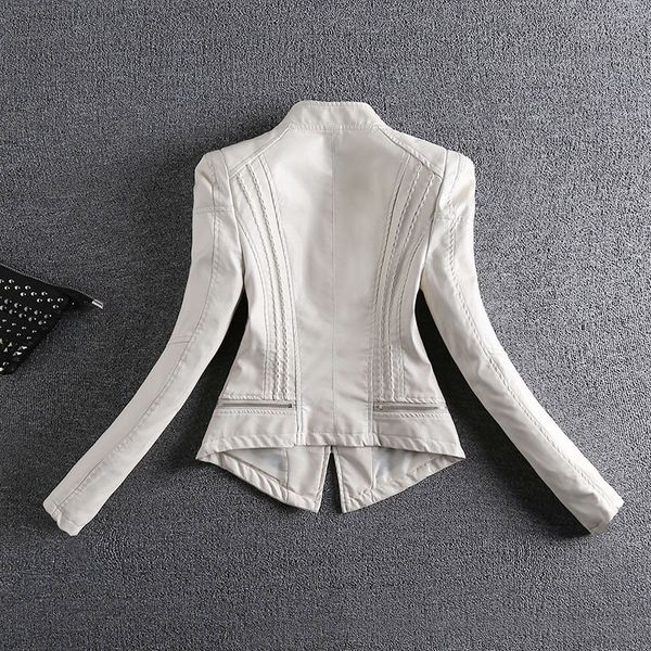rivets pu leather jacket women short slim fit motorcycle jacket 2020 spring autumn female leather coat fashion ladies streetwear, Black
rivets pu leather jacket women short slim fit motorcycle jacket 2020 spring autumn female leather coat fashion ladies streetwear, Black