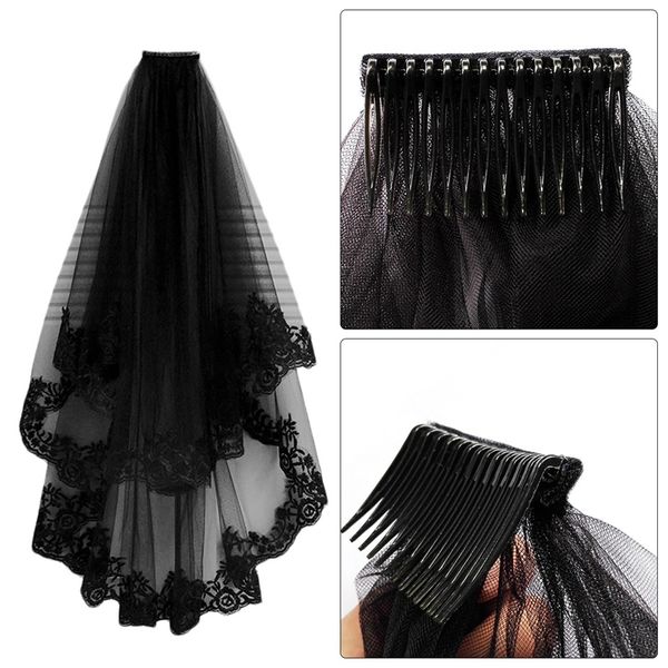 new-wedding veil cathedral hair veil with comb lace edge two layers tulle short bridal wedding accessories party dress, Blue;gray
new-wedding veil cathedral hair veil with comb lace edge two layers tulle short bridal wedding accessories party dress, Blue;gray