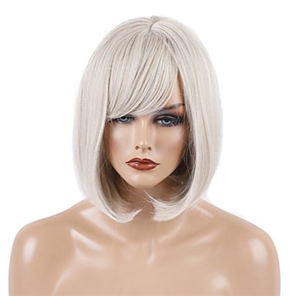 hairjoy women synthetic hair short grey white black blonde wigs straight bob wig ing
hairjoy women synthetic hair short grey white black blonde wigs straight bob wig ing