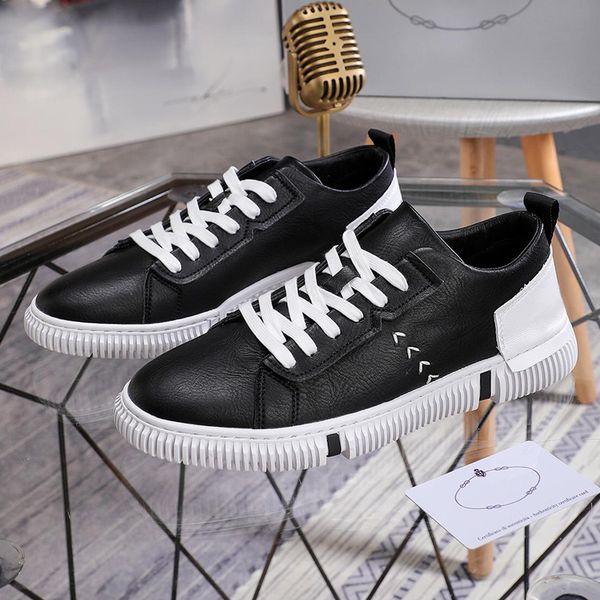men's shoes winter british wind casual shoes soft bottom layer leather trend wild shoes men's autumn low-tide flats, Black
men's shoes winter british wind casual shoes soft bottom layer leather trend wild shoes men's autumn low-tide flats, Black